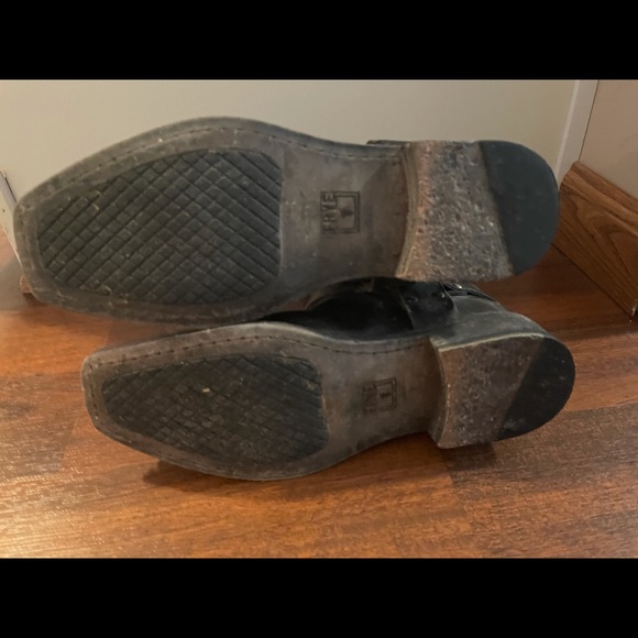 Frye Distressed Harness Short Boot - Picture 6 of 6